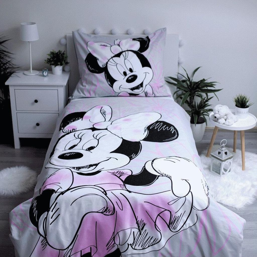Lenzuola Disney Minnie Mouse in cotone 140x200 cm Immagine del prodotto 