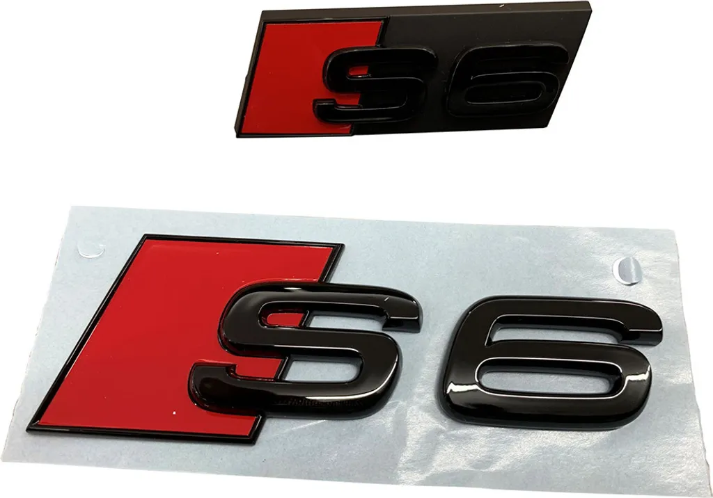 Sigle Audi S8 A8 Noir Brillant Black Edition Monogramme Original Haute Qualité