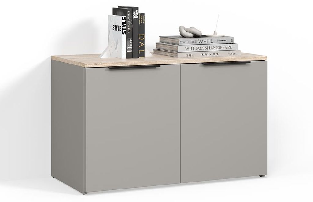 Kommode Livinity Piave Greige mit 2 Türen, Model 58837