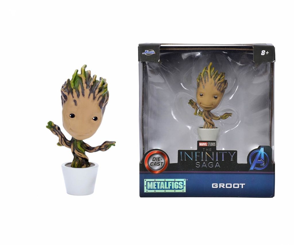 Jada Toys Guardians of the Galaxy Diecast Minifigur Groot 10 cm