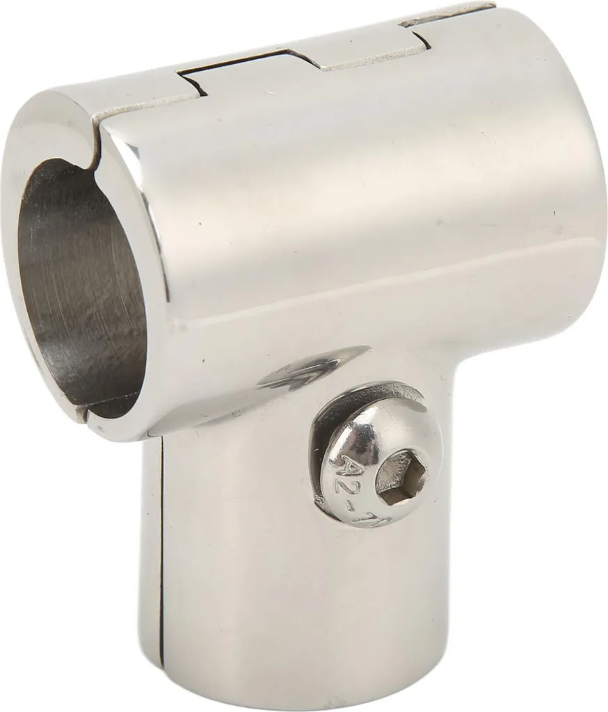 Acciaio inox -barca in acciaio -binario -segnale di avvio a 90 -gradi -T -Shspor -Split -tappo per tubi da 25 mm/1 pollice - 5