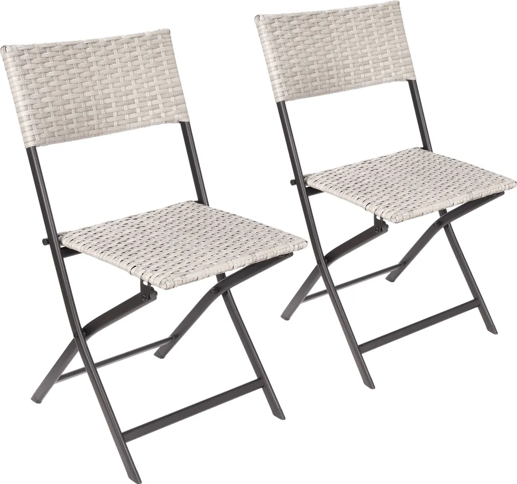 Chaise de Camping Pliante Lugano Idéale pour Jardin et Balcon - 2 Pcs