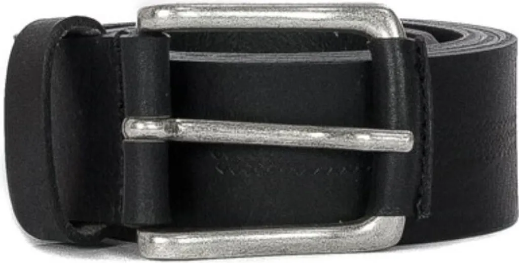 Ceinture Pepe Jeans PM020999999 en cuir noir véritable pour homme chic