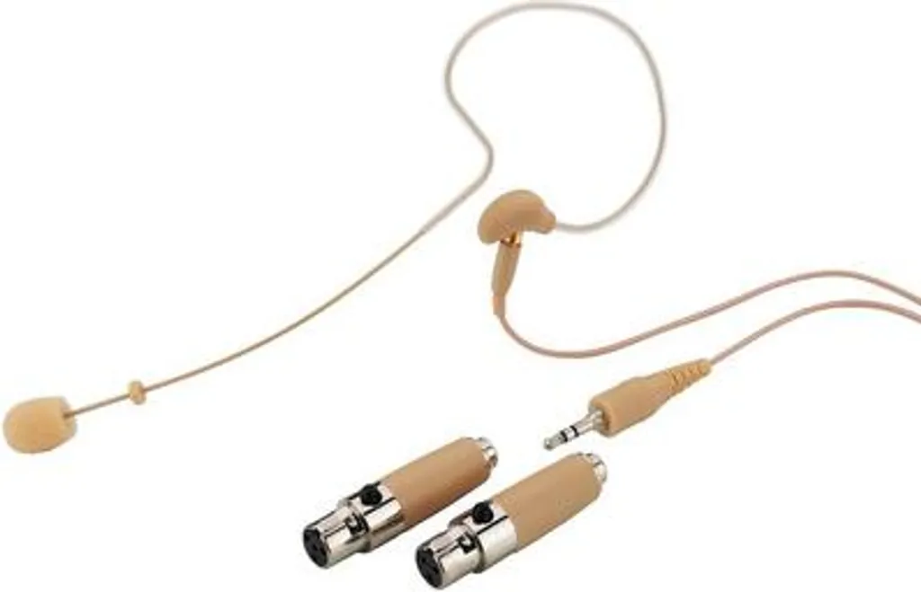 Microphone serre-tête img Stage Line HSE-70A/SK beige avec prise mini XLR