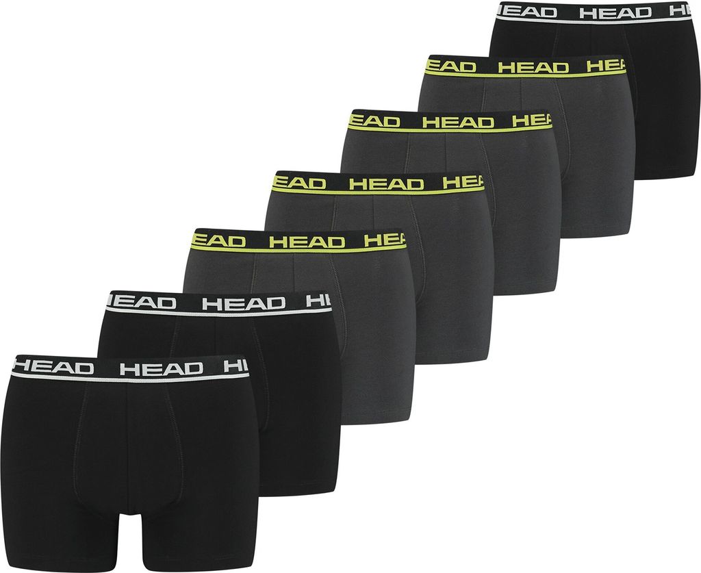 HEAD Herren Boxershorts, 7er Pack - Basic Boxer Trunks Produktbild 
