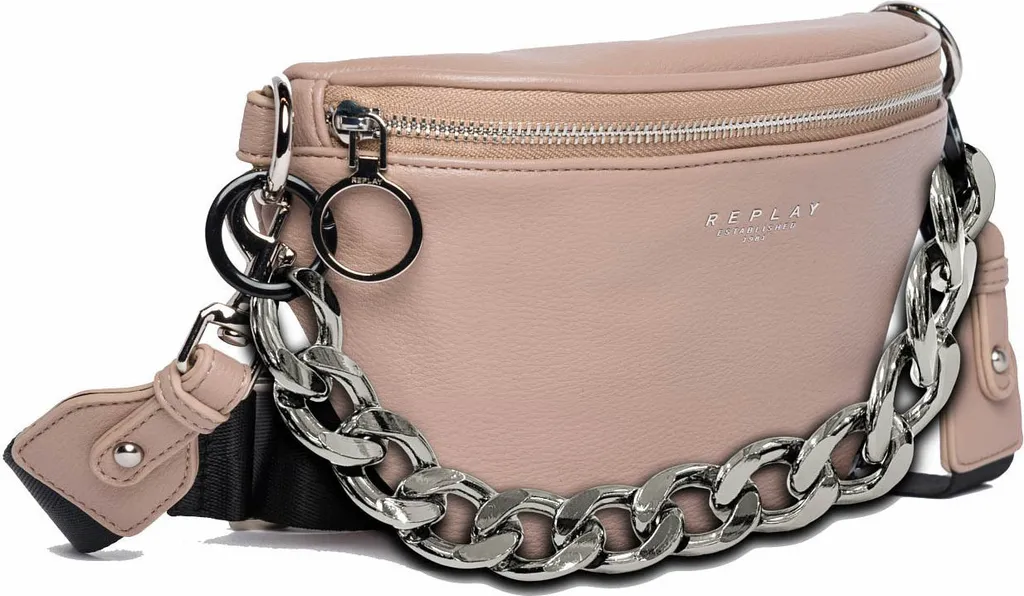 Gardez vos mains libres avec ce sac banane REPLAY sable idéal en ville