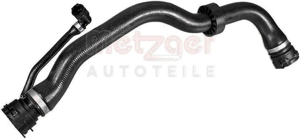 Kühlerschlauch von Ausgleichsbehälter nach Wasserrohr METZGER für BMW X3