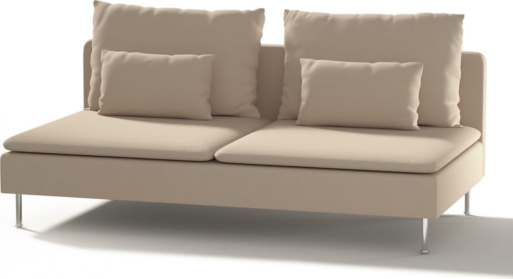 Dekoria Bezug für Söderhamn Sitzelement 3, caffe latte, Bezug für Sitzelement 3