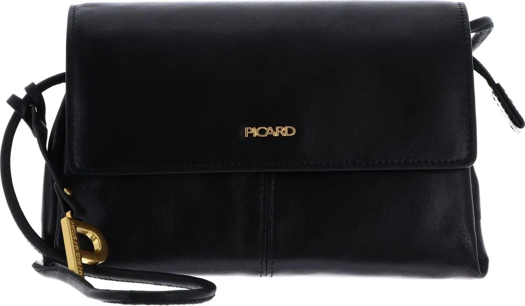 PICARD Whisper Crossbody Bag Black | Borsa a Tracolla Pelle Nera Premium