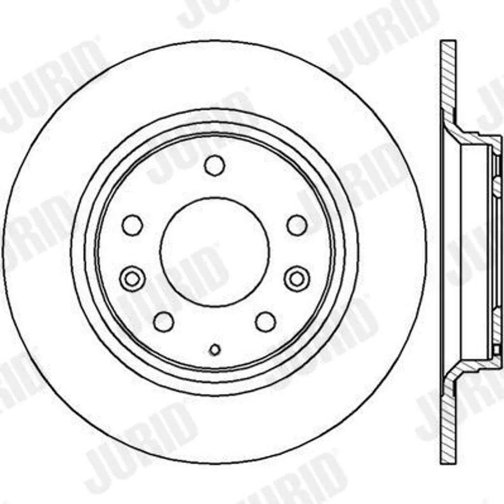 Disque de Frein JURID 562416JC Mazda 6 GH GY : Stop aux Vibrations