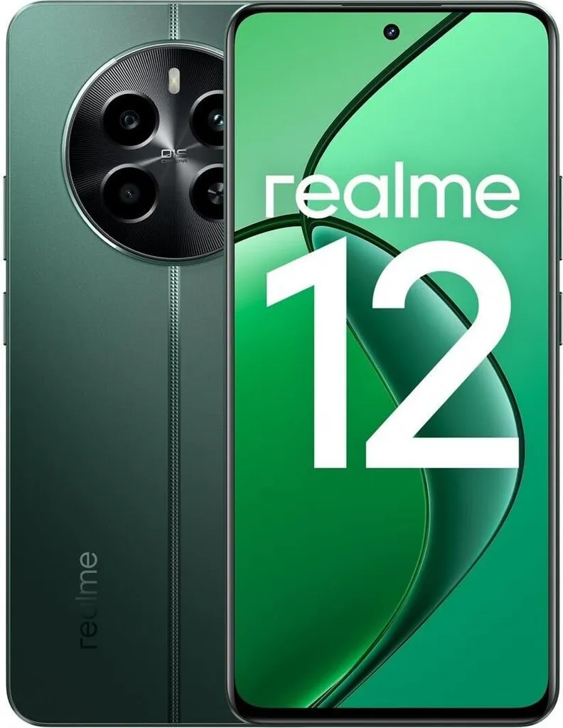 Smartphone 5G realme 12 256Go Pioneer Green idéal pour photo et réseaux