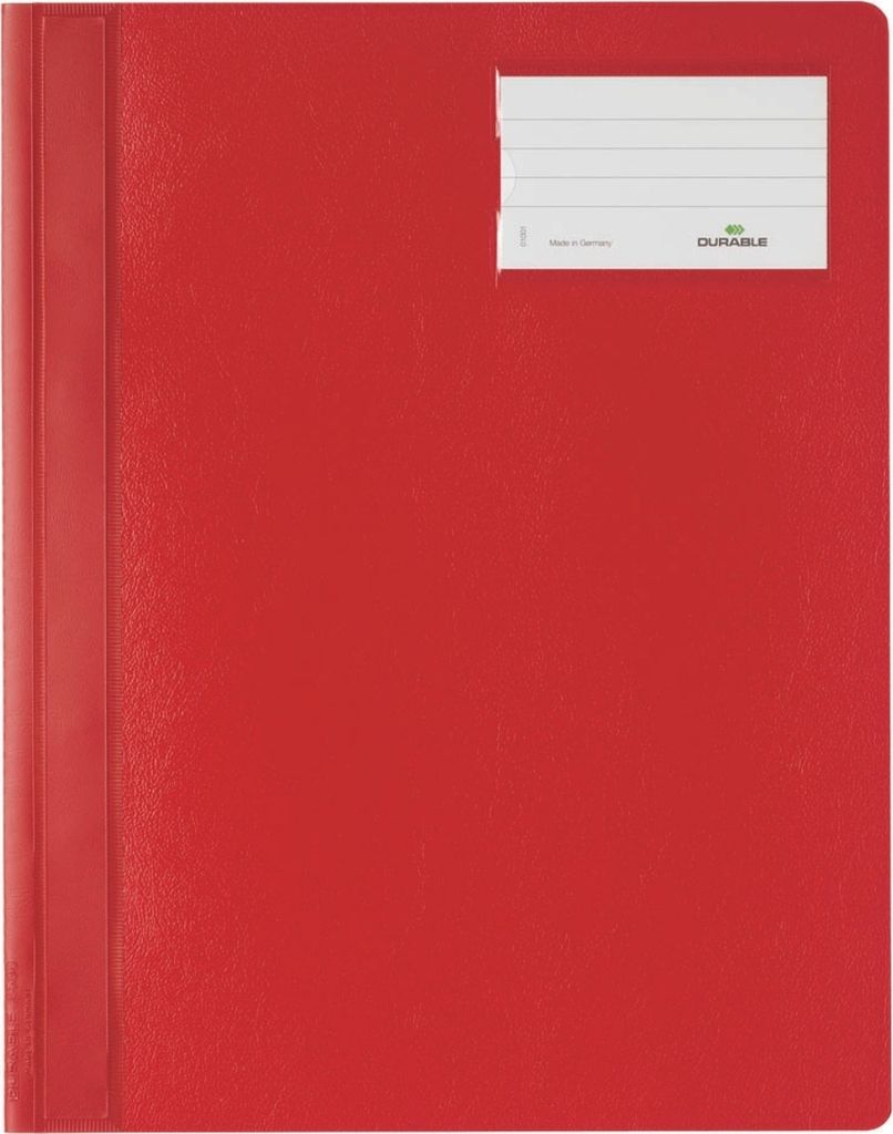 Schnellhefter Opak A4+ Kunststoff rot Packung mit 25 Stück Produktbild 