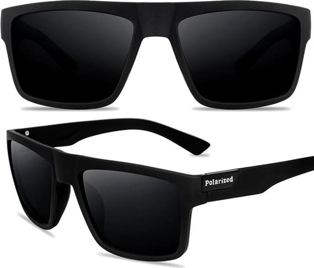 J&W Polarisierte Sonnenbrille für Herren Vinson schwarz Produktbild 