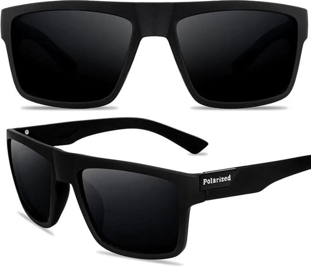 Occhiali Polarizzati J&W Vinson Uomo - Lenti in Vetro Nero Antiriflesso