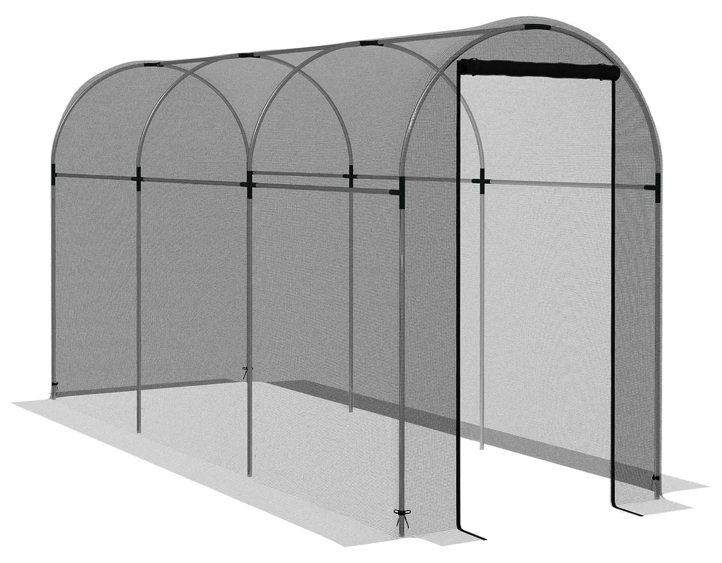 Tente de Protection pour Légumes et Fruits avec Filet Anti-Oiseaux 4m²
