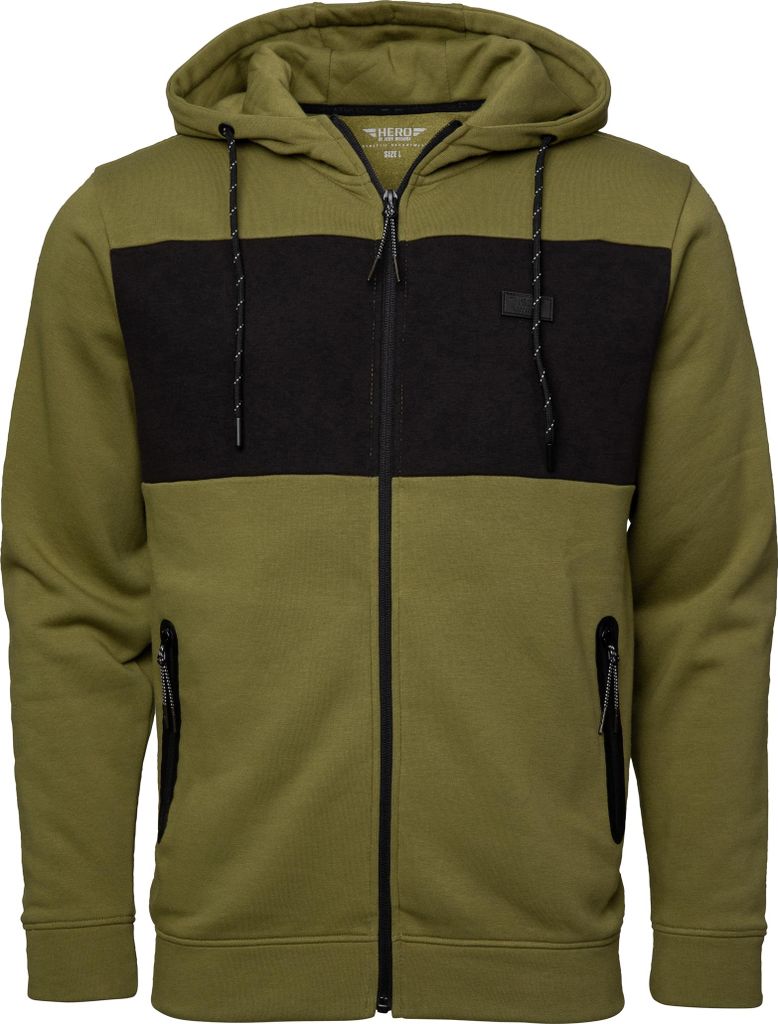 Stooker Men STEWART Herren Sweatjacke Regular Fit XXXL green colorblock