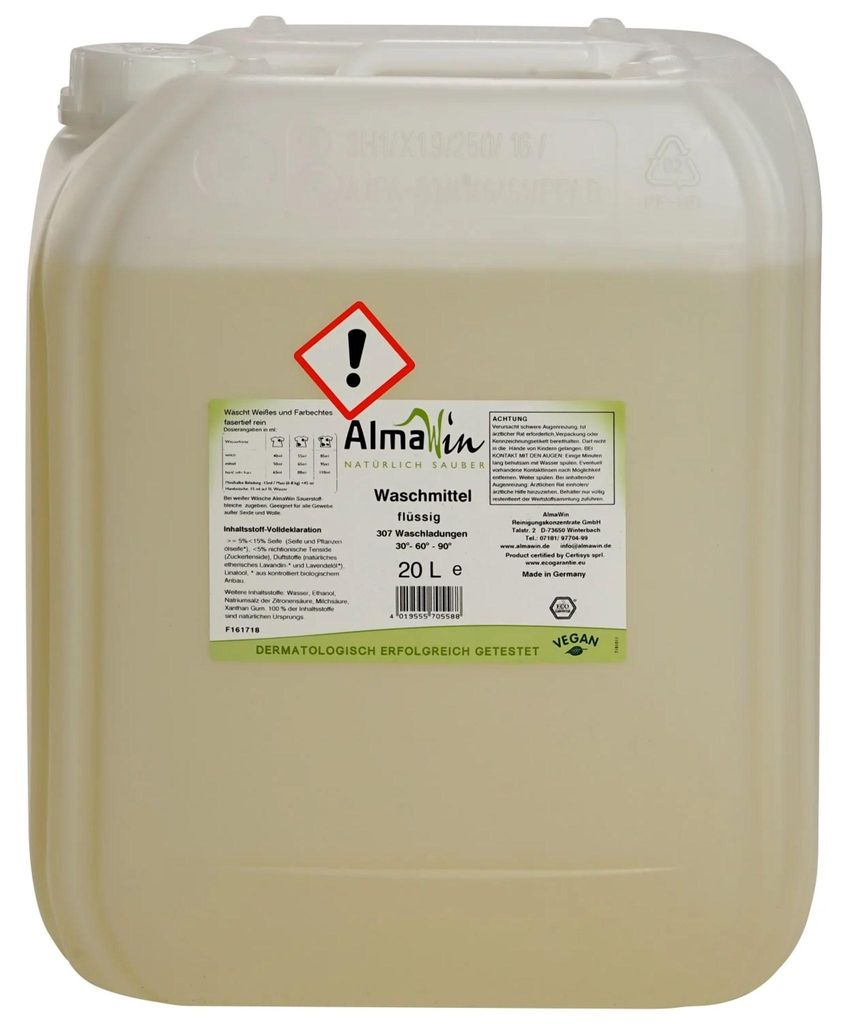Tekutý prací prostriedok 20l, prací prostriedok na bielizeň Obrázok produktu 