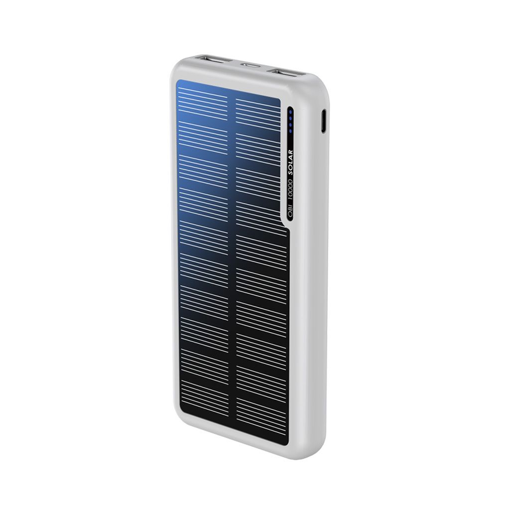 Boompods Obi-Solar 10000 mAh Weiß (POSWHT) Produktbild 