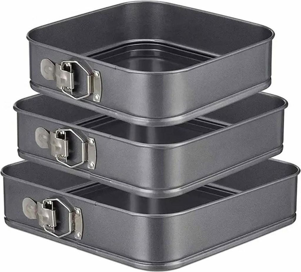Tortiera 3 pezzi - cubo 24,26,28CM Immagine del prodotto 