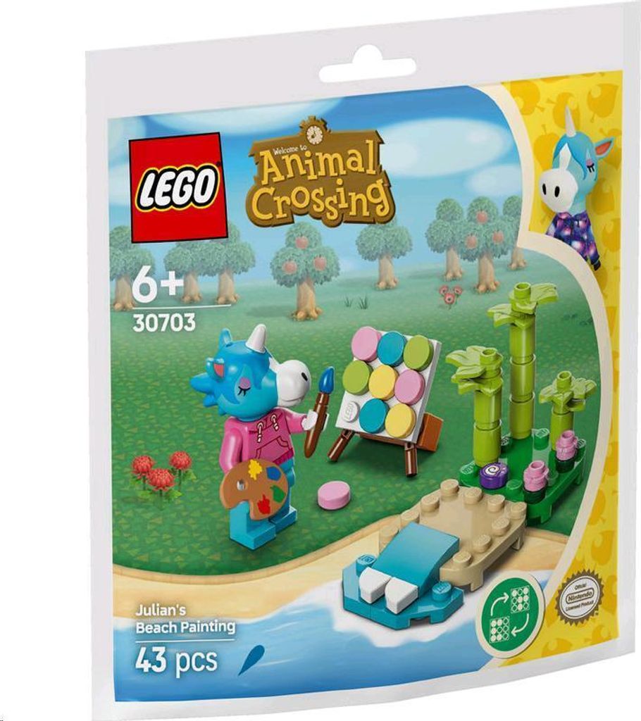 LEGO Julian a malování na pláži, Sada na stavění, 6 Obrázek produktu 