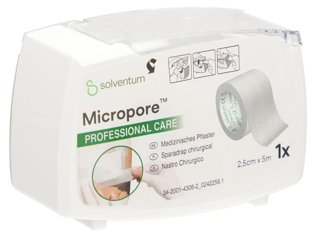 Tiritas adhesivas de tela microporosa 3M, ideales para Imagen del producto 