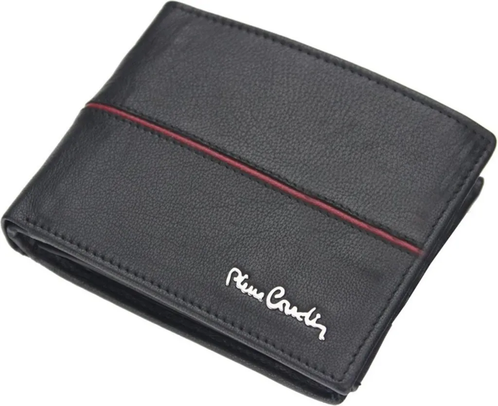 Pierre Cardin Portefeuille TILAK38 324 Rfid Cuir Noir pour Homme
