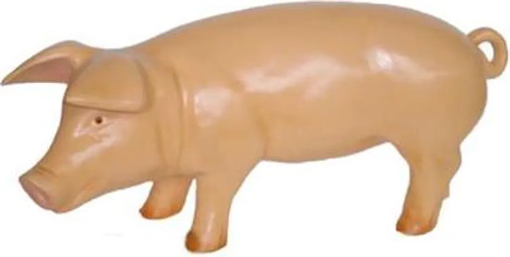 Sculpture Cochon de Ferme en Résine Décoration Extérieure pour Jardin