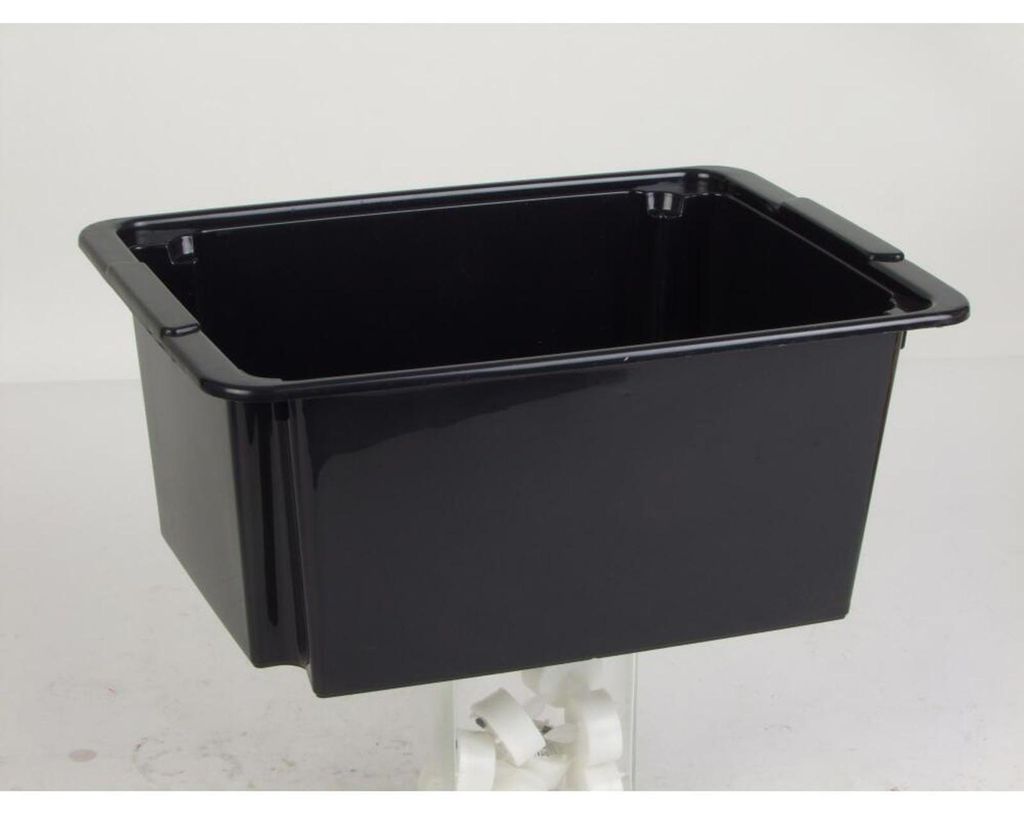 12x Bac gerbable emboîtable 14L Noir Multifonctions Caisses Image du produit 