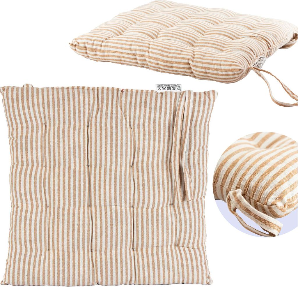 Cuscino per sedia con cinturini 40x40 cm Terrazza da Immagine del prodotto 