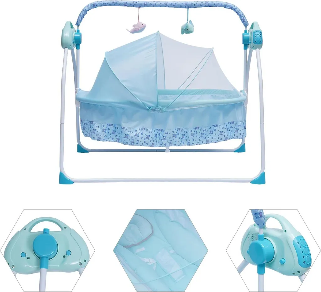 Balançoire Bébé Pliable 20kg : La Solution pour Apaiser vos Enfants