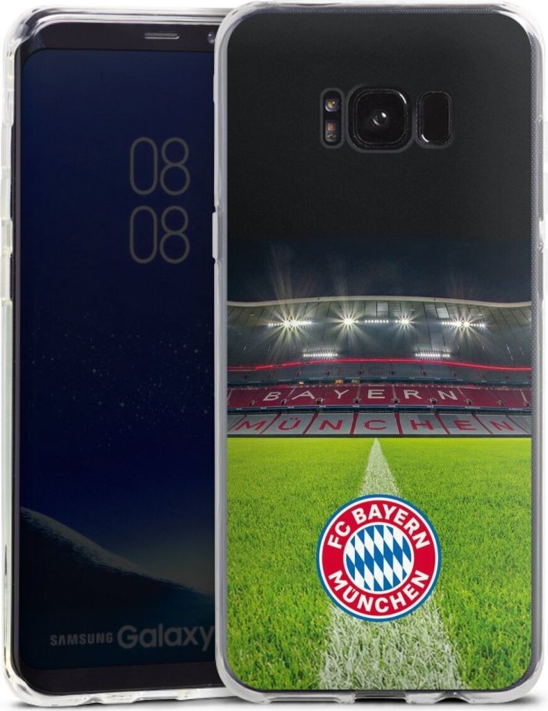 DeinDesign Handyhülle für Samsung Galaxy S8 Plus Silikon Hülle Case Smartphone Schutzhülle FC Bayern München FCB Stadion