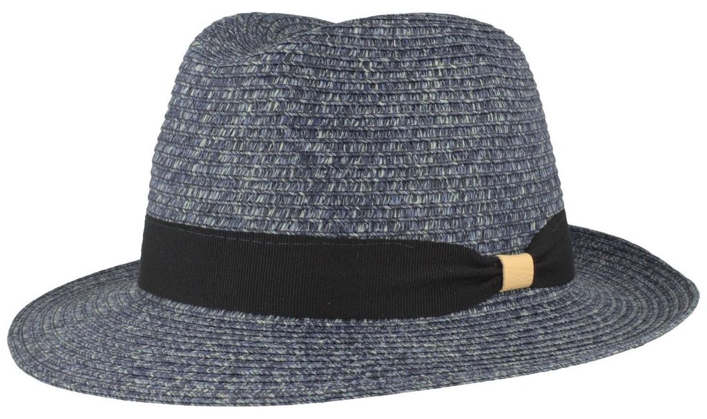 Bogart Strohhut Kofferhut mit UV Schutz 50+ von Hut-Breiter, blau, Gr. XL