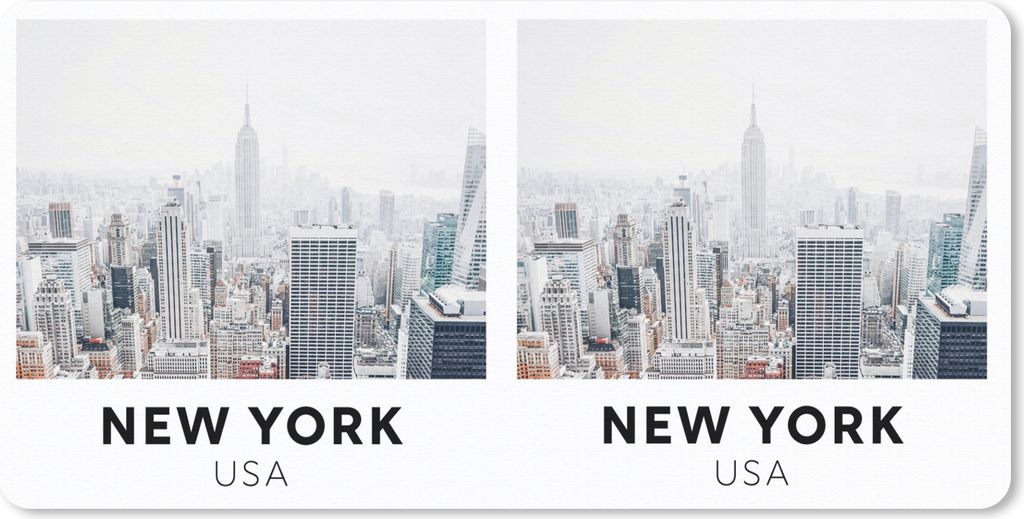 MuchoWow Schreibtischunterlage New York - Amerika - Häuser 80x40 cm - XXL Mauspad - Gaming Mauspad