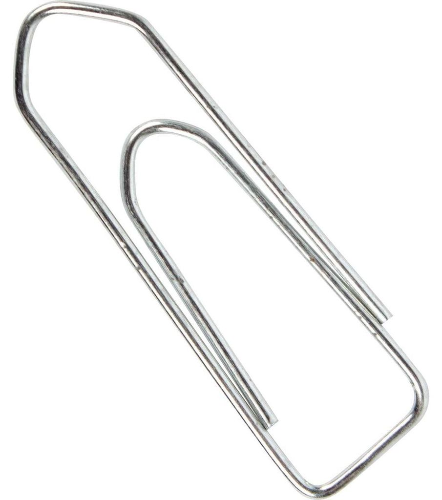 Q-Connect® KF01312 Fermalettere, metallo, 32 mm, zincato, Immagine del prodotto 