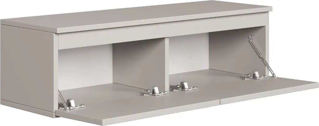 Meuble TV Mural 100 cm Gris Selsey Bemmi - Support Écran Suspendu Chic