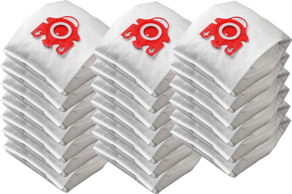 KOMA ML03PL - Set mit 20 Stück Staubsaugerbeuteln mit Kunststoffstaubsperre für Miele F,J,M Staubsauger