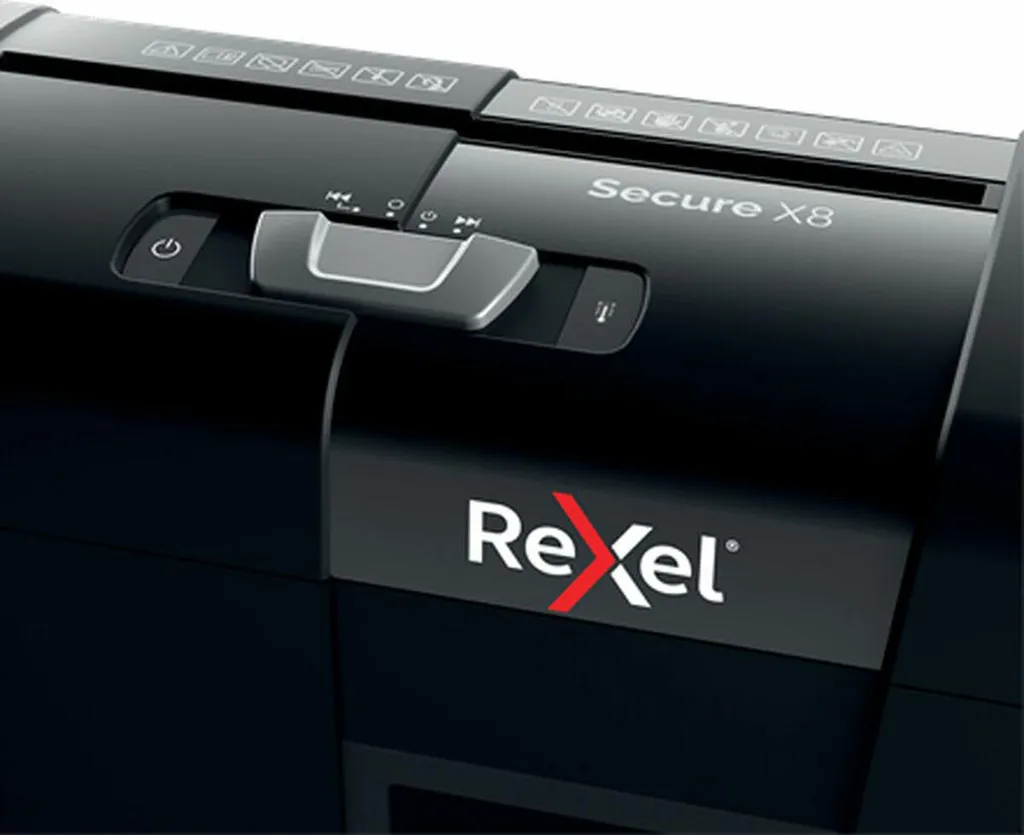Destructeur de Documents Rexel Secure X8 avec Corbeille de 15 Litres - 3