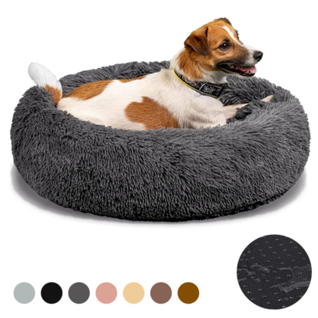 Beruhigendes Hundebett, Flauschiges Plüsch-Katzenbett, Für Mittelgroße