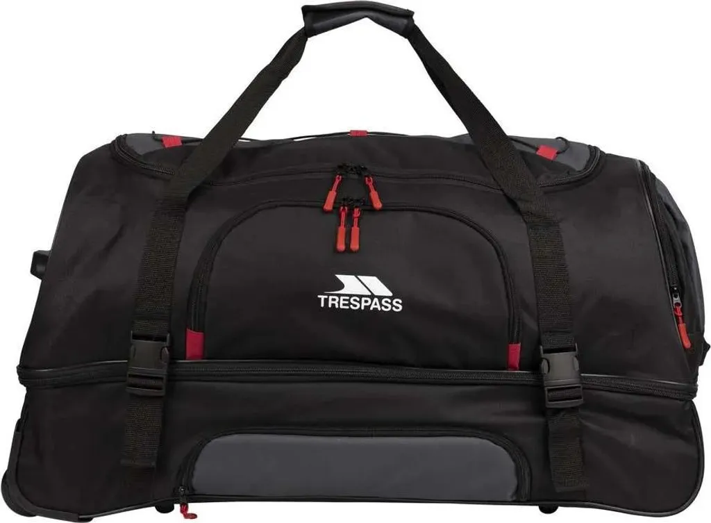Sac de sport Trespass Fero 100L Noir - Grand sac de voyage robuste