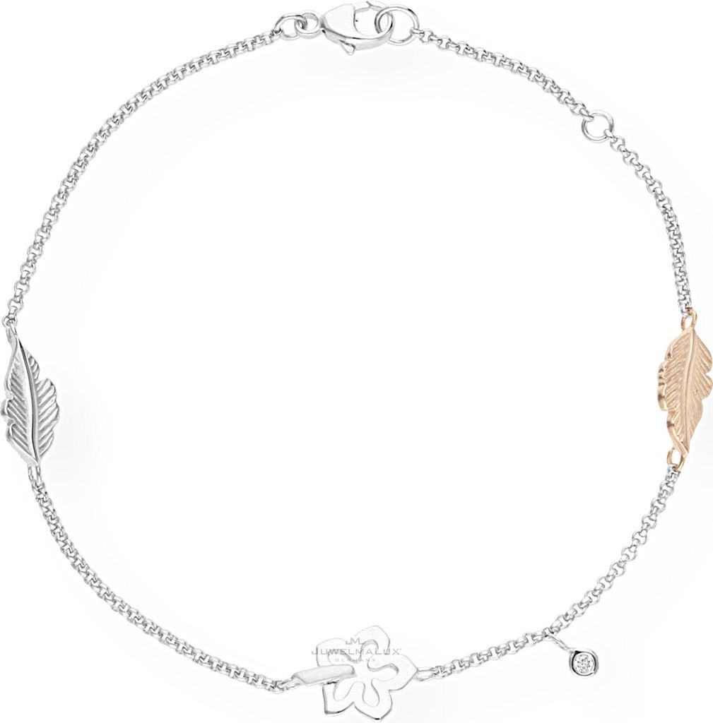 JuwelmaLux Armband 925 Silber rosé vergoldet, rhodiniert JL20-03-0446