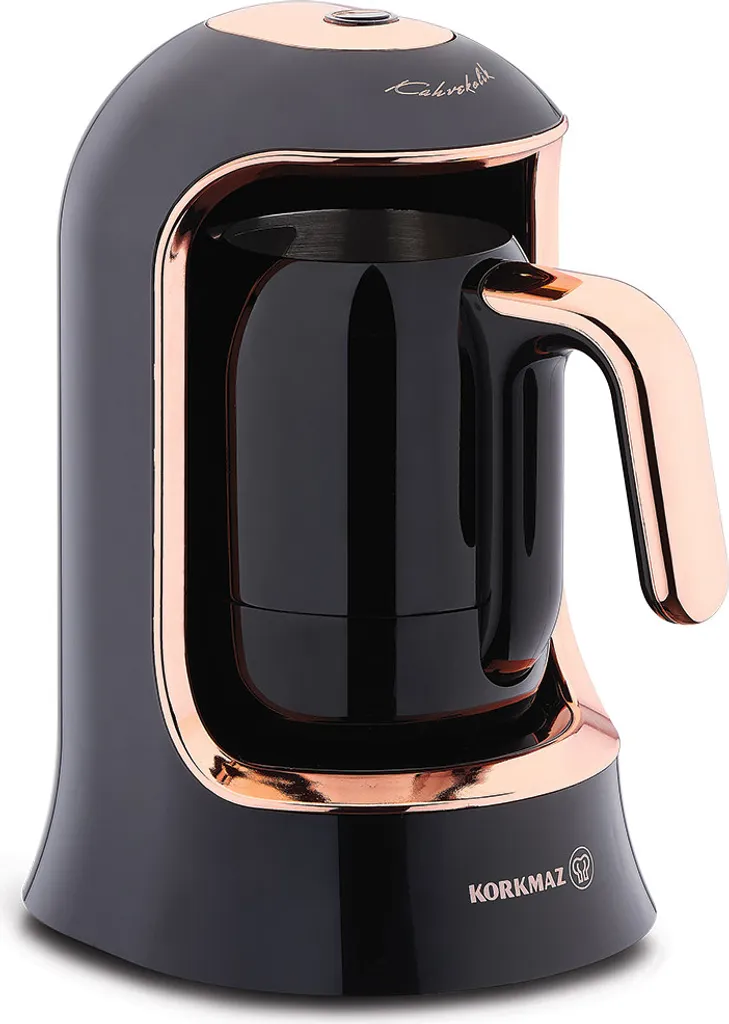 Caffettiera Elettrica Korkmaz A860-09 Deluxe Nero Rosegold 400W