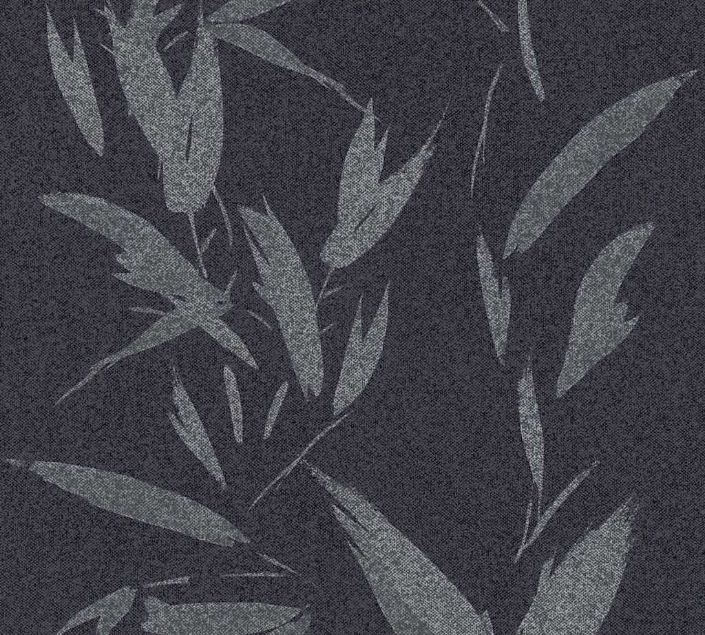 A.S. Création florale Tapete New Elegance Vliestapete schwarz grau 10,05 m x 0,53 m