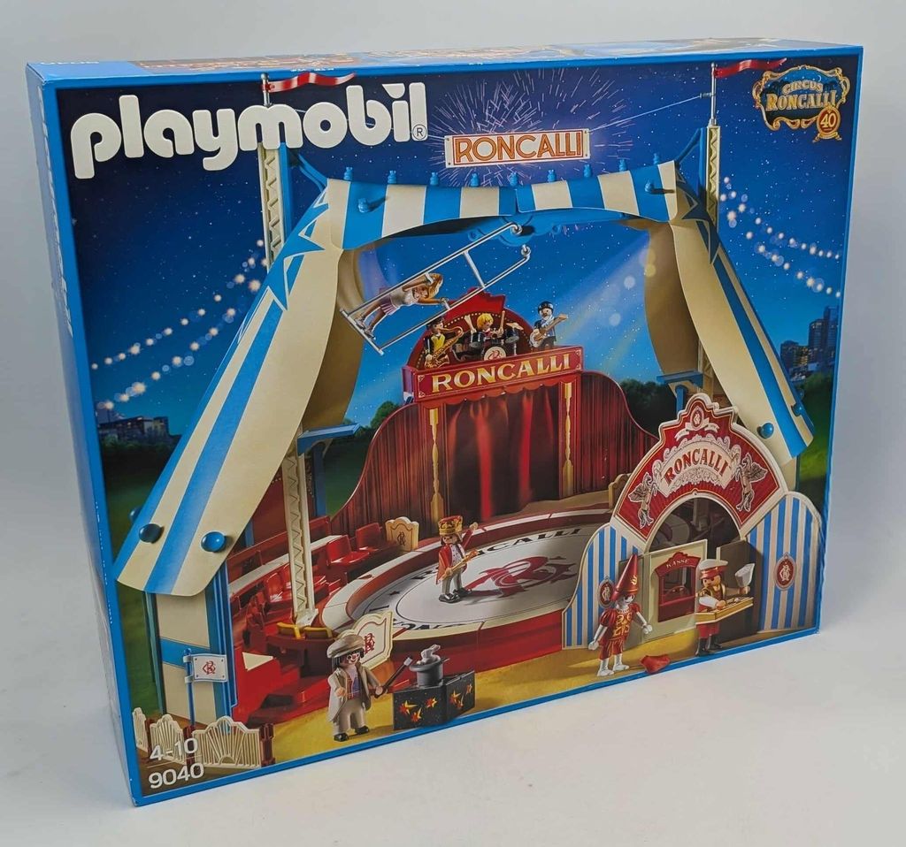 PLAYMOBIL 9040 Roncalli Circus Zirkus Zirkuszelt mit Manege Produktbild 