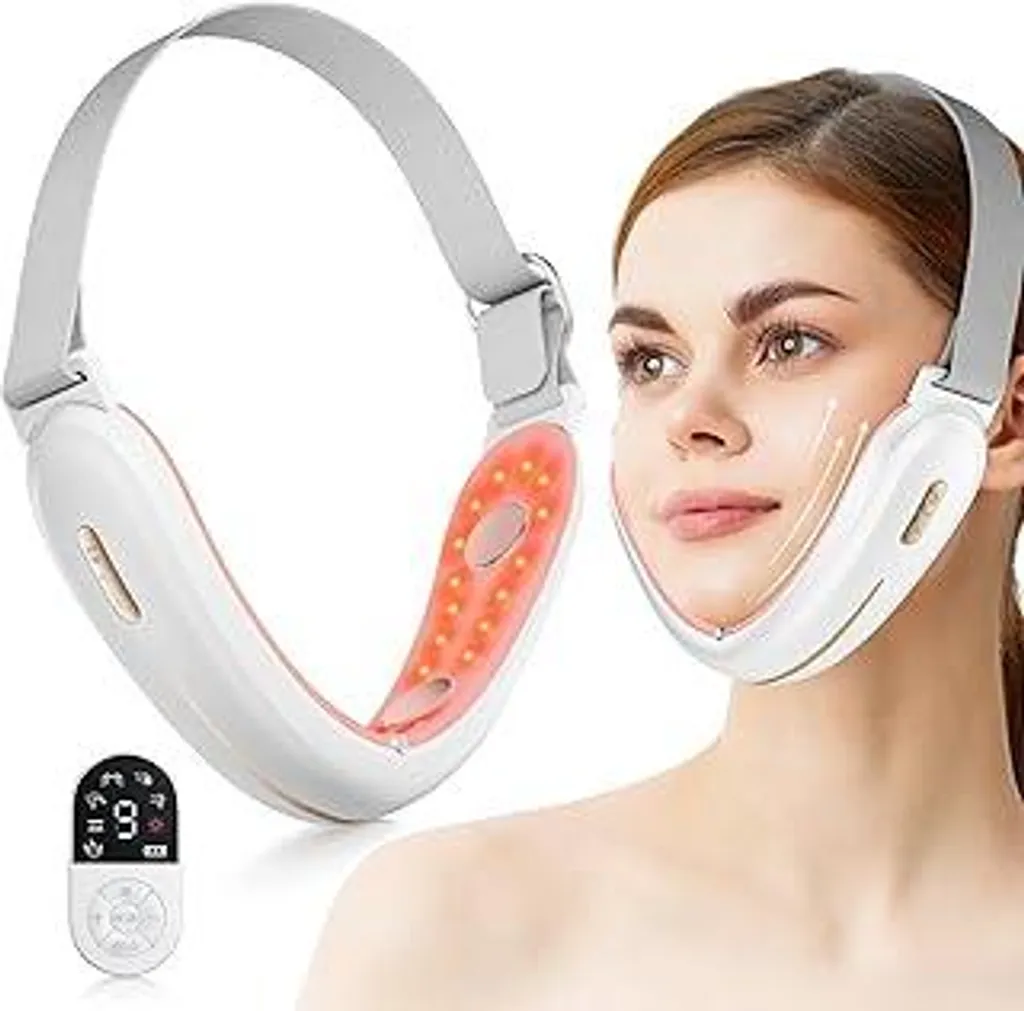 ANLAN Massaggiatore Viso V-Face Elettrico: Riduttore Doppio Mento EMS
