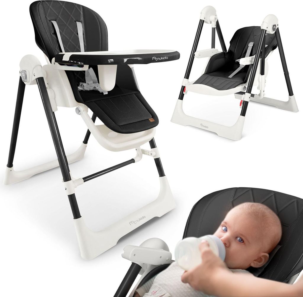 Ezebaby Hochstuhl 3-n-1 Hochstuhl, Multfunkton Klappbar, Mt