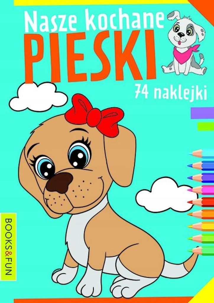 UNSERE LIEBES HUNDE MALBUCH 74 Aufkleber