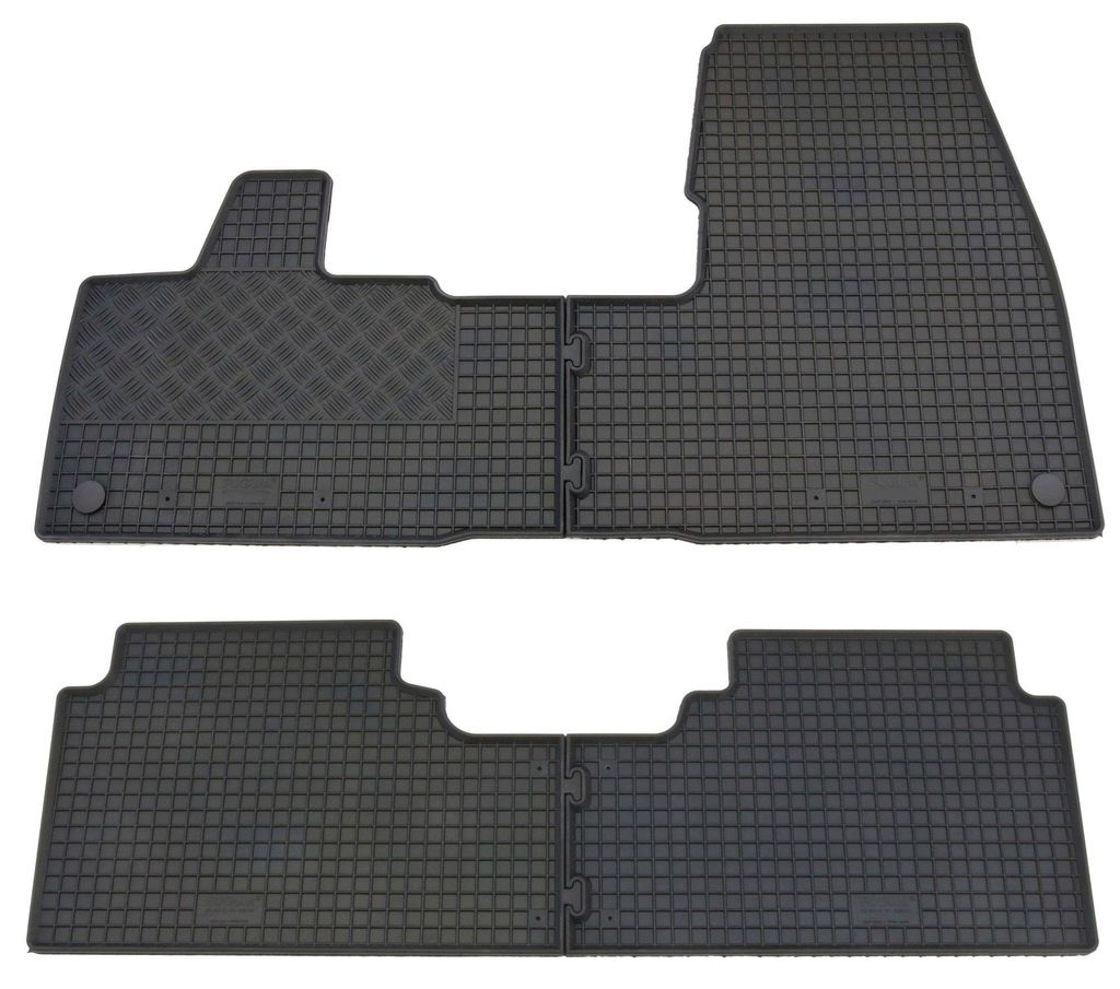 Gummifußmatten Set 4-teilig für BMW i3 (2013-2022), schwarz