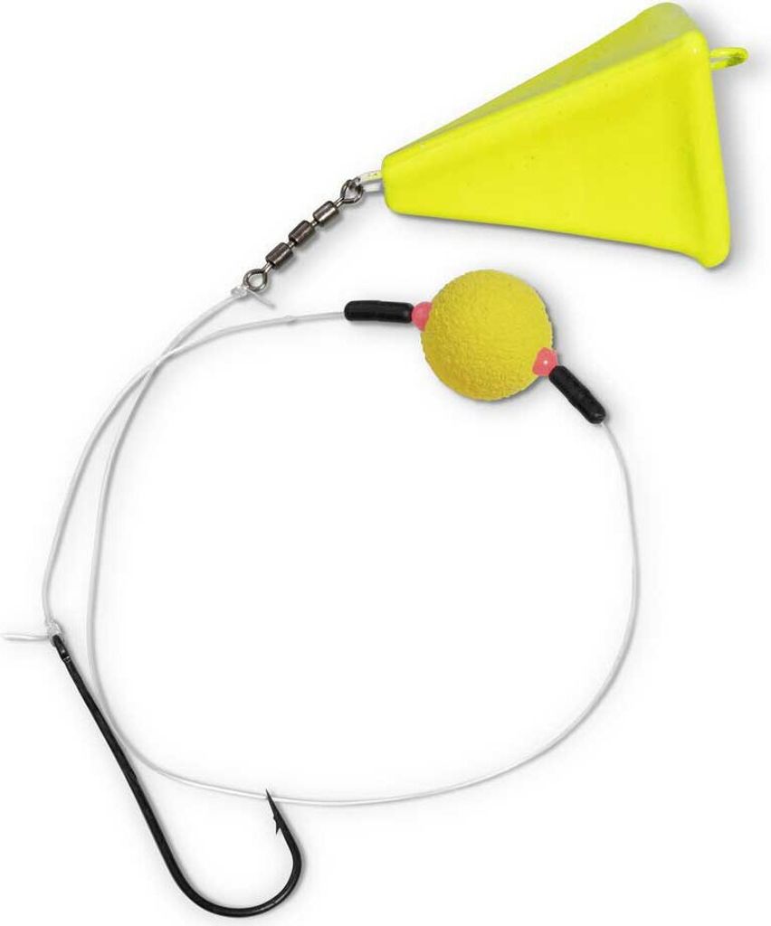 Zebco 1 Flatty Scratcher 22 Cm Vorfachschnüre 60g Gelb 0.350 mm Gelb 0.350 mm