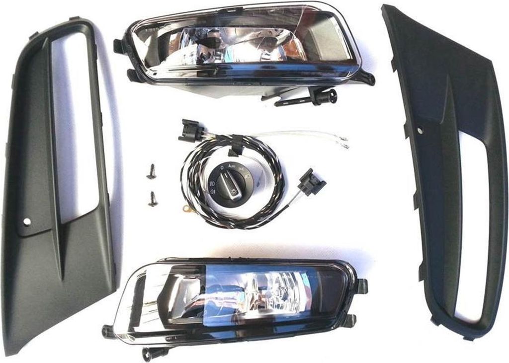 Nebelscheinwerfer Nachrüstung NSW Set Komplettset passend für Sharan 7N Trend