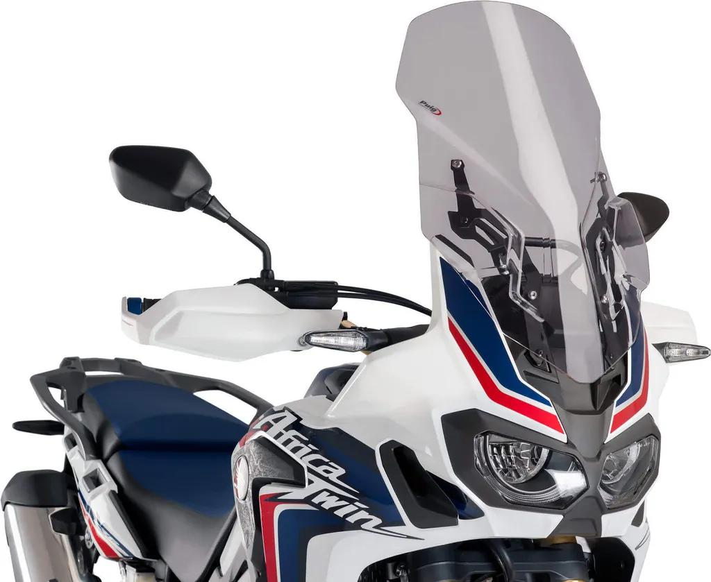 Bulle Puig 9156H réglable fumée pour Honda CRF1000L Africa Twin robuste